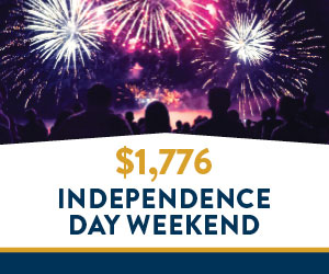 $1,776 Independence Day Weekend