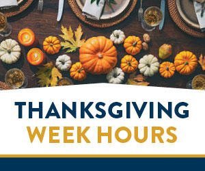 Thanksgiving Week Hours