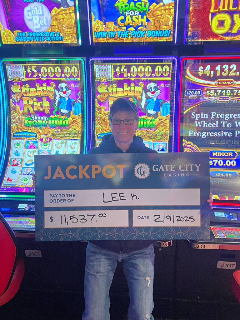 Lee K won $11,537.00 on Stinkin’ Rich